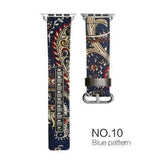 Premium Genuine Leather & Denim Apple Watch Band NO10 / 42mm The Ambiguous Otter