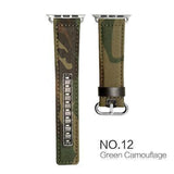 Premium Genuine Leather & Denim Apple Watch Band NO12 / 42mm The Ambiguous Otter