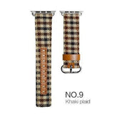 Premium Genuine Leather & Denim Apple Watch Band NO9 / 42mm The Ambiguous Otter