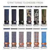 Premium Genuine Leather & Denim Apple Watch Band The Ambiguous Otter