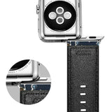 Premium Genuine Leather & Denim Apple Watch Band The Ambiguous Otter