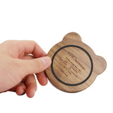 Premium Handmade Wooden Wireless Charging Pad | Animal Series The Ambiguous Otter
