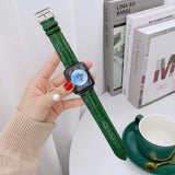 Qerzez Apple Watch Leather Band green / 42mm | 44mm The Ambiguous Otter