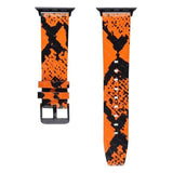 Reptile Party Apple Watch Leather Band Orange / 42mm | 44mm The Ambiguous Otter