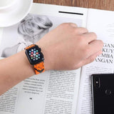 Reptile Party Apple Watch Leather Band The Ambiguous Otter