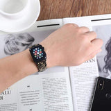 Reptile Party Apple Watch Leather Band The Ambiguous Otter