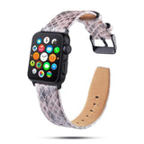 Reptile Party Apple Watch Leather Band The Ambiguous Otter