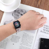 Reptile Party Apple Watch Leather Band The Ambiguous Otter