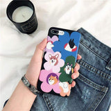 Retro Puppy Clan iPhone Case The Ambiguous Otter