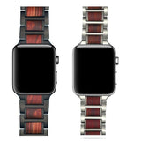 Sandalwood Wood x Steel Apple Watch Band The Ambiguous Otter
