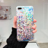 Shining Flash Powder iPhone Case The Ambiguous Otter