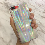 Shining Flash Powder iPhone Case The Ambiguous Otter