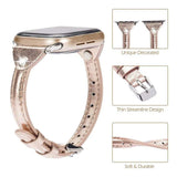 Skinny Girl Apple Watch Leather Band The Ambiguous Otter