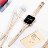 Skinny Girl Apple Watch Leather Band The Ambiguous Otter