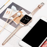 Skinny Girl Apple Watch Leather Band The Ambiguous Otter