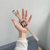 Skinny Nebula Apple Watch Leather Band Apricot / 42mm The Ambiguous Otter