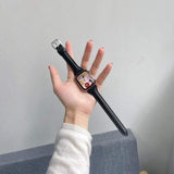 Skinny Nebula Apple Watch Leather Band Black / 42mm The Ambiguous Otter