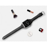 Skinny Strap Apple Watch Genuine Leather Band Black / 38mm | 40mm The Ambiguous Otter