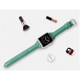 Skinny Strap Apple Watch Genuine Leather Band Mint / 38mm | 40mm The Ambiguous Otter