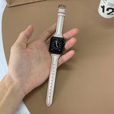 Slim Earthy Tone Apple Watch Leather Band Shell / 42mm | 44mm The Ambiguous Otter