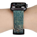 Snake Skin Apple Watch Leather Band The Ambiguous Otter