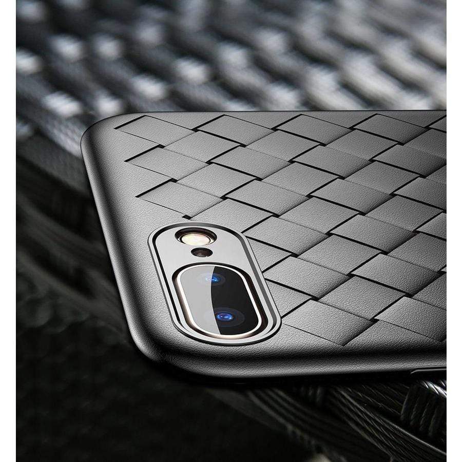 Soft Grid Weaving iPhone Case The Ambiguous Otter
