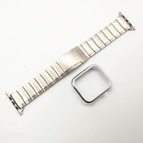 Solid Metal Apple Watch Stainless Steel Band Silver with Case / 40MM The Ambiguous Otter