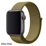 Sport Loop Breathable Apple Watch Band Olive Flak / 42mm | 44mm The Ambiguous Otter