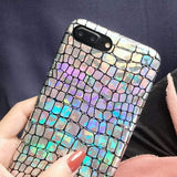 Stunning Holographic Alligator iPhone Case The Ambiguous Otter