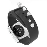 Tarnish Free Decorative Apple Watch Metal Studs Platinum The Ambiguous Otter