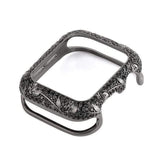 Tiny Roses Apple Watch Carved Metal Case Black / 40mm The Ambiguous Otter