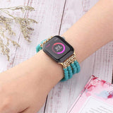 Turquoise Green Apple Watch Elastic Band The Ambiguous Otter