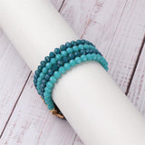 Turquoise Green Apple Watch Elastic Band The Ambiguous Otter