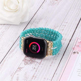 Turquoise Green Apple Watch Elastic Band The Ambiguous Otter