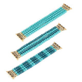 Turquoise Green Apple Watch Elastic Band The Ambiguous Otter