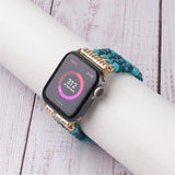 Turquoise Green Apple Watch Elastic Band The Ambiguous Otter