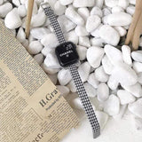 Wellington Apple Watch Slim Fabric Leather Band The Ambiguous Otter