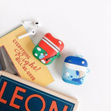 Whale x Dinosaur Toon AirPods Case The Ambiguous Otter
