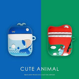 Whale x Dinosaur Toon AirPods Case The Ambiguous Otter