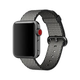 Woven Nylon Apple Watch Band lattice black / 42mm The Ambiguous Otter