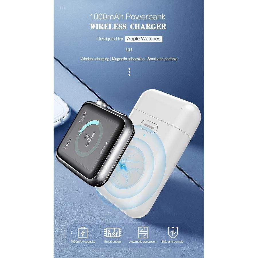 1000mAh Apple Watch Wireless Charger Power Bank – The Ambiguous Otter