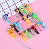 10Pcs Cartoon Spiral Cable Protector The Ambiguous Otter