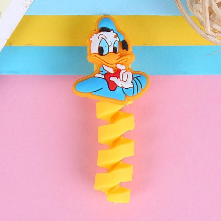 10Pcs Cartoon Spiral Cable Protector The Ambiguous Otter