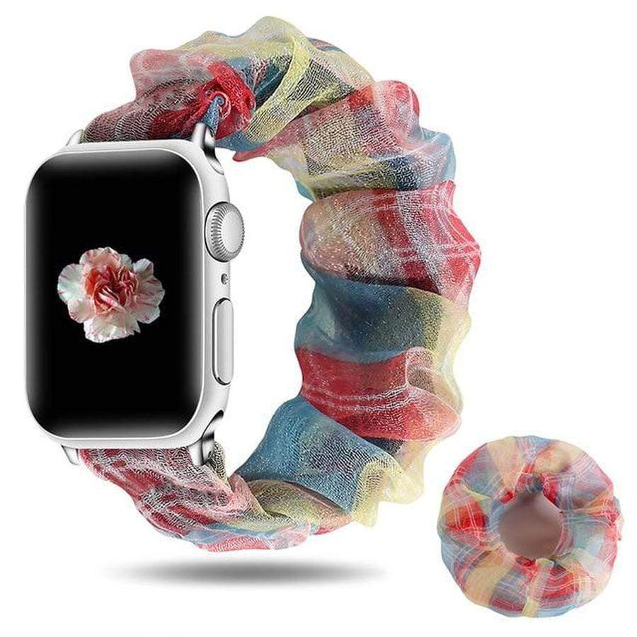 2 in 1 Summer Chiffon Apple Watch Band + Hair Scrunchie – The Ambiguous  Otter