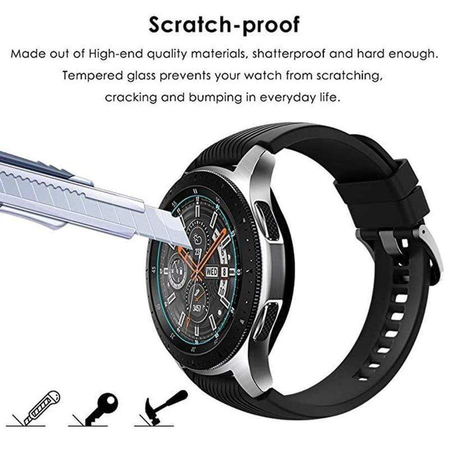 2 Tempered Glass Screen Protector Samsung Galaxy Watch The Ambiguous Otter