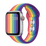 2020 Edition Rainbow Apple Watch Band Sport Band / 42mm 44mm ML The Ambiguous Otter