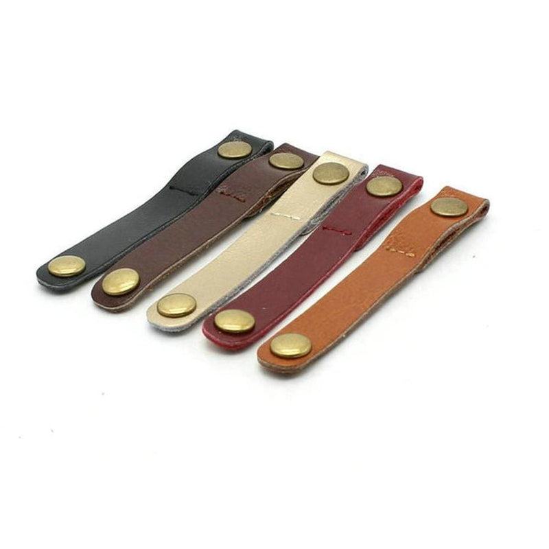 2pcs Genuine Leather Cable Organizer The Ambiguous Otter