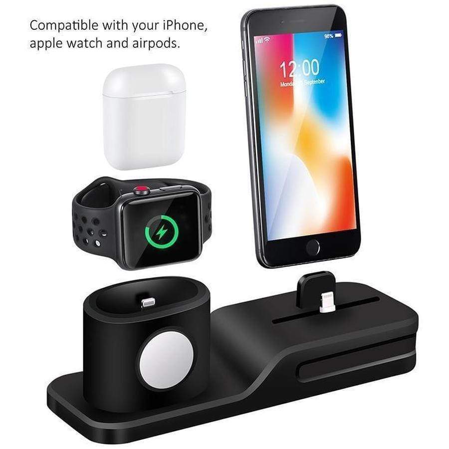 elefant Mexico værst 3 in 1 Charging Dock Station (iPhone, Apple Watch & Airpods) – The  Ambiguous Otter