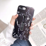 3 in 1 Kickstand + Finger Loop iPhone Case For iPhone X XS / A1 black river The Ambiguous Otter