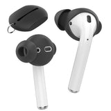 3 Pairs In-Ear AirPods Earbud Slip On + Pouch black The Ambiguous Otter